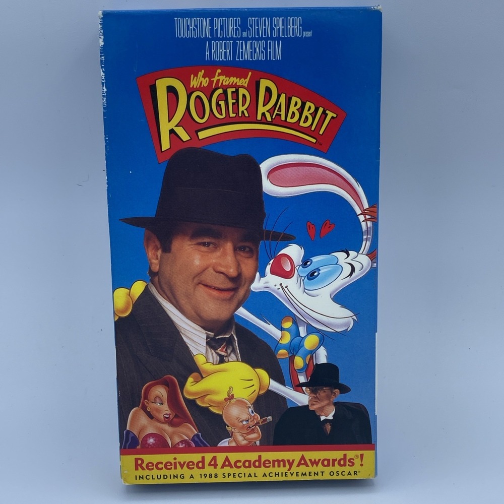 Who Framed Roger Rabbit VHS Touchstone Comedy Action Animation 1988